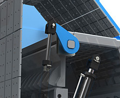 廢鋼廢鋁破碎機安全門